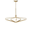 Archangel 5 Wide Lysekrone Brass H690-965cm