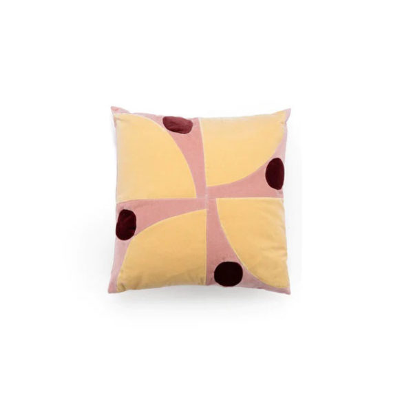 40x40 Josefine Pale Yellow/Pale Rose Pute