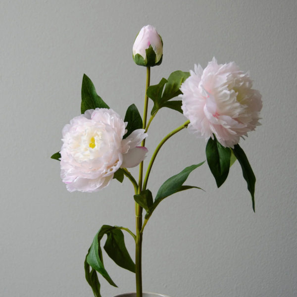 Kunstig Blomst Peony Dus Rosa