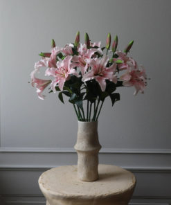 Kunstig Blomsterbukett Lily Rosa