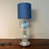 Vintagelampe Micro Murano/Chrome Blue Shade