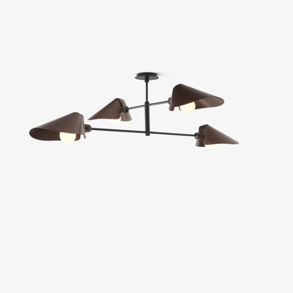 Bonnet Chandelier SC91 Bronzed & Black