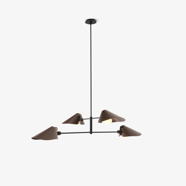 Bonnet Chandelier SC93 Bronzed & Black