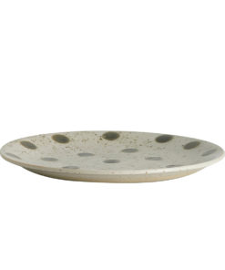 Grainy Dot Tallerken Sand/Grønn XS