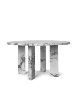 Taula Coffee Table - White/Charcoal