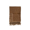 Pledd Isak Chestnut 150 x 210
