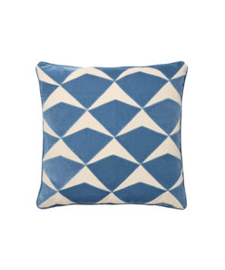 55x55 Selma Silver Blue Pute