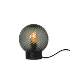 Waldorf Bordlampe 20Ø Smoke Faceted