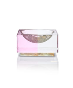 Utopia Clear/Rose/Crystal/Green Onyx Skål