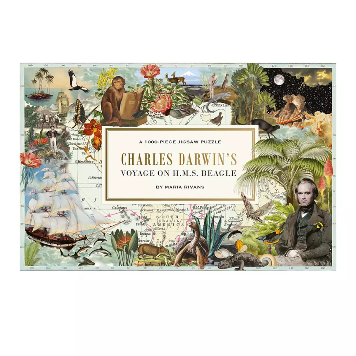 Charles Darwin's Voyage on H.M.S. Beagle Puslespill