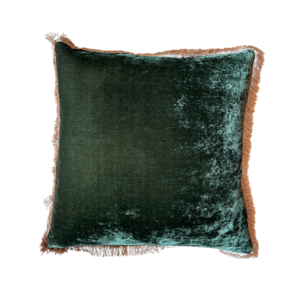 Pute Dark Green / Beige 50x50
