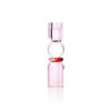 Memphis Clear/Red/Rose Telyseholder