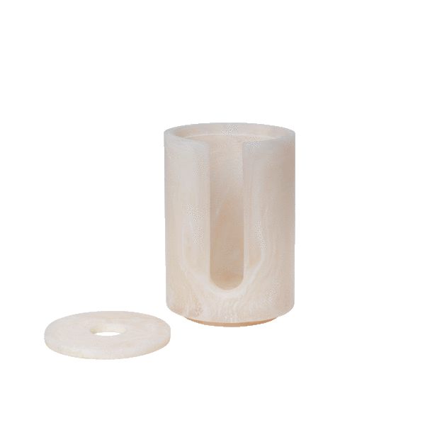 Mist Bomullspad Holder Pearl