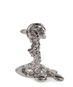 Drip Lysestake S Sølv