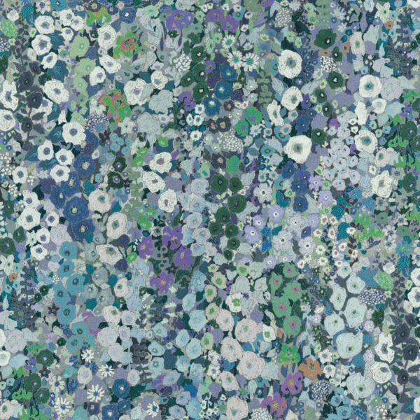 Tapet Hollyhocks Dew