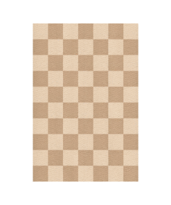 Gulvteppe The Sicilian Checked Natural 180x270