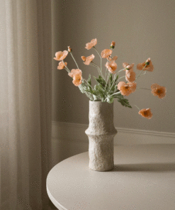 Kunstig Blomst Poppy Coral