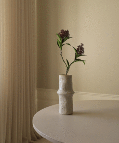 Kunstig Blomst Skimmia Berry Branch Purple 73cm