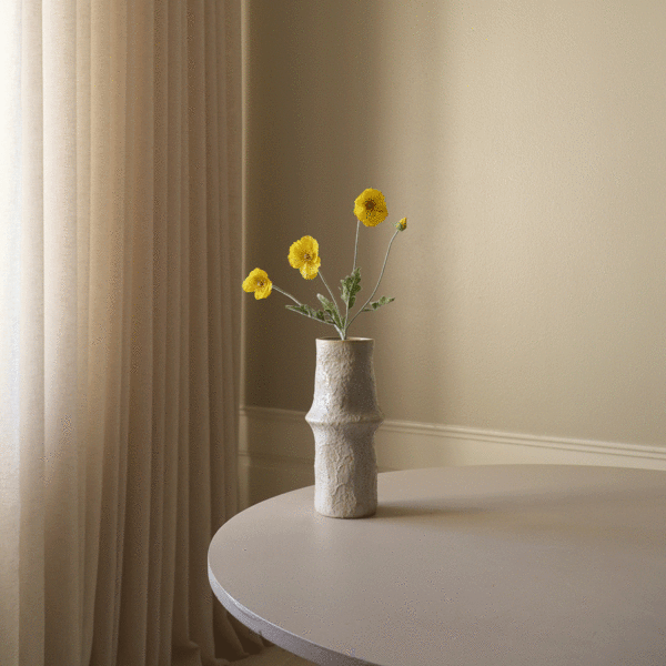 Kunstig Blomst Poppy Yellow
