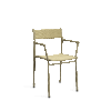 Vev Spisestol m/armlener Grey Beige/Natural