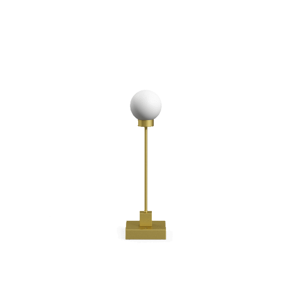 Snowball Oppladbar Bordlampe Brass