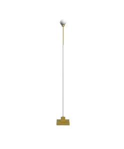 Snowball Oppladbar Gulvlampe Brass