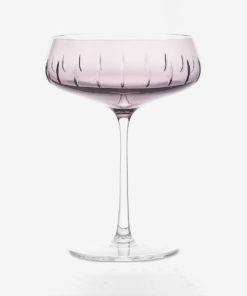 Champagneglass Single Cut Rose