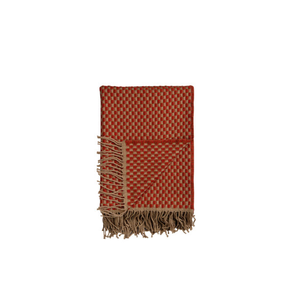 Pledd Isak Red Sumac 150 x 210