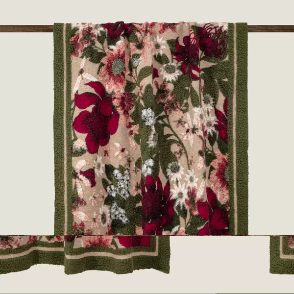 Pledd Greenery Wool 150x190