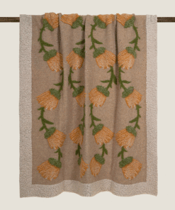 Pledd Fane Yellow 150x190