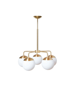 Lord 5 Lysekrone H650-925 Brass/Opal