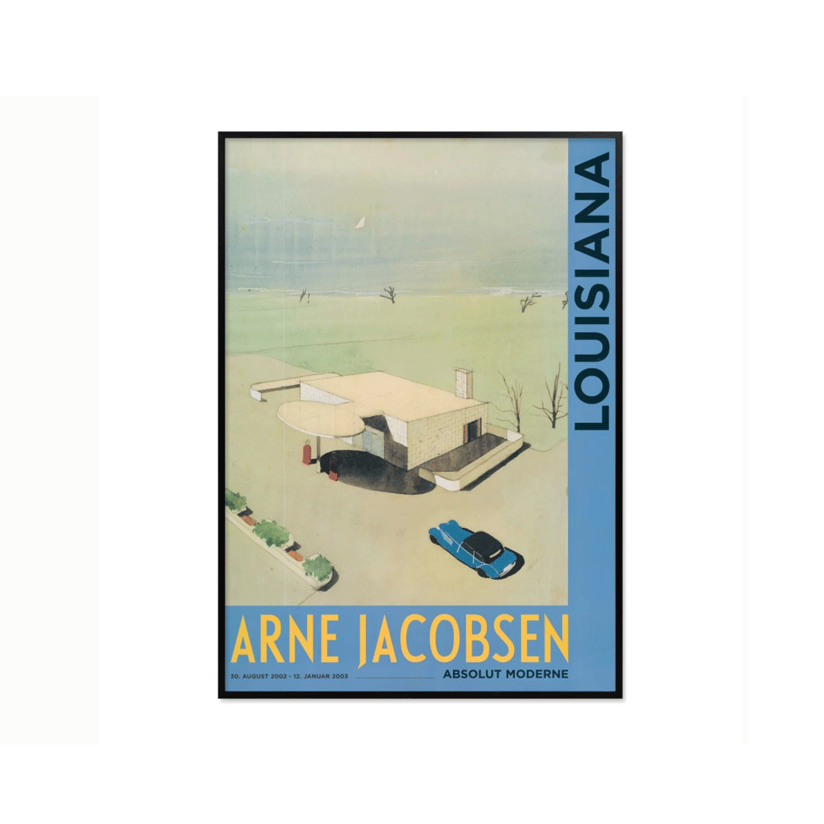 Poster m/Ramme Skovshoved Gas Station 59,4x84