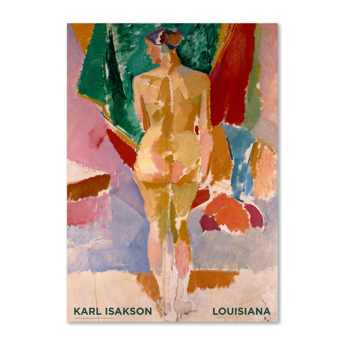Poster Karl Isakson – Standing model seen from behind (1918-20)