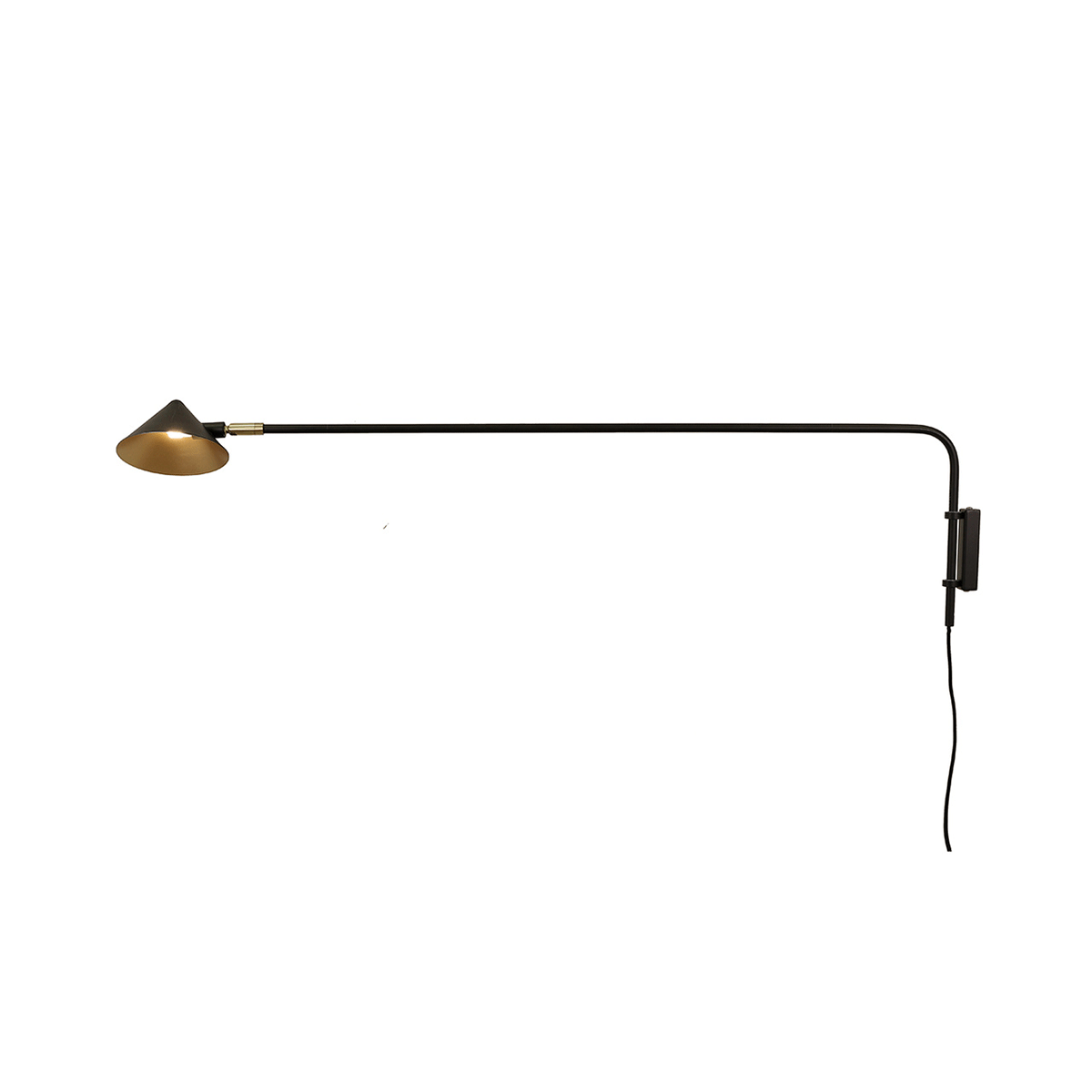 Vegglampe Kelly Black
