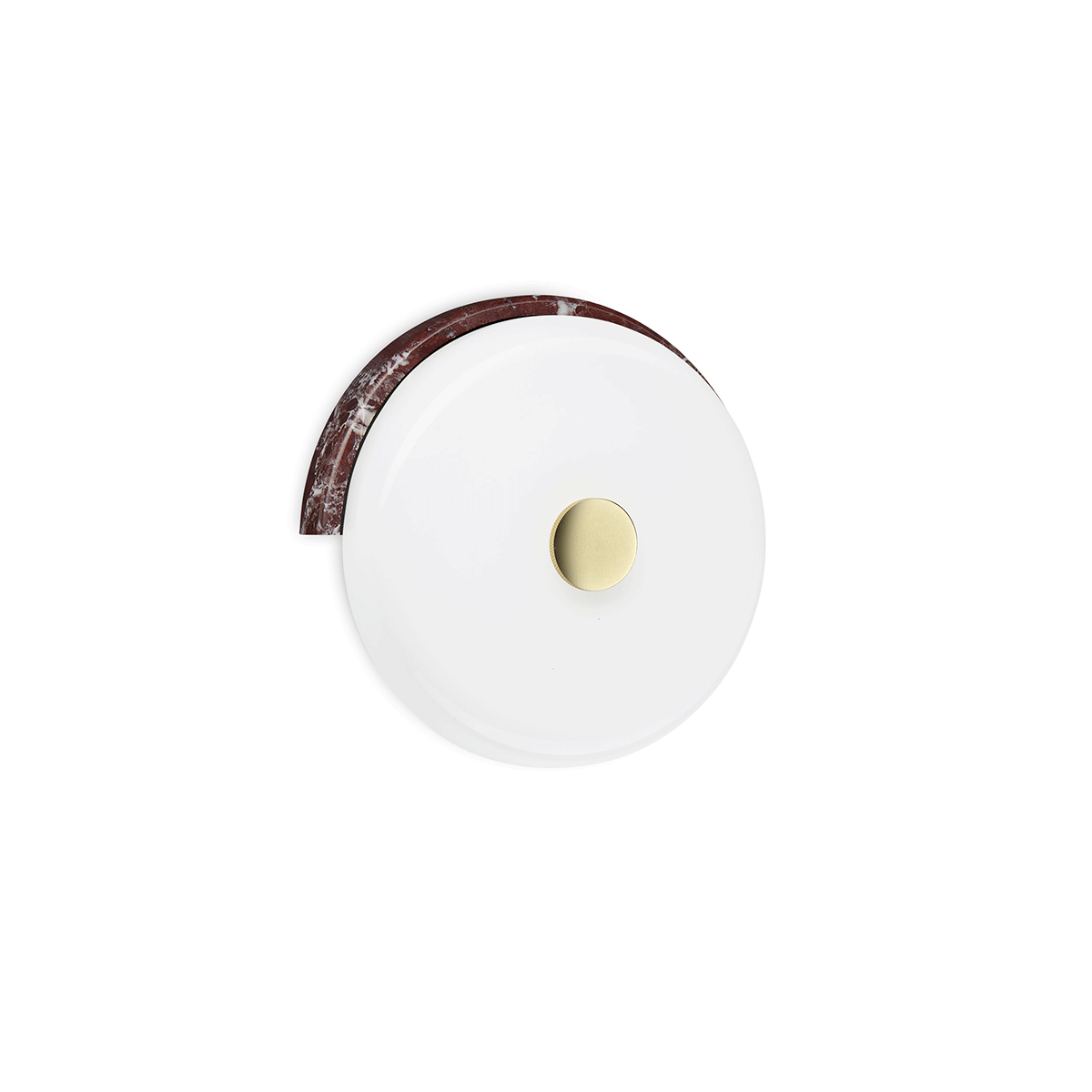 Trip Vegglampe Burgundy/White Glossy