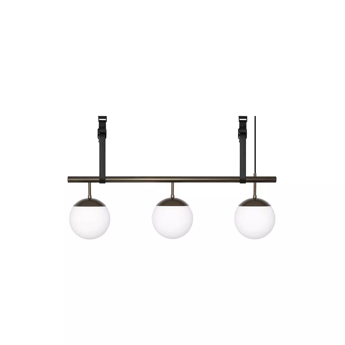 Long Lord Taklampe 3 Bronse/Opal