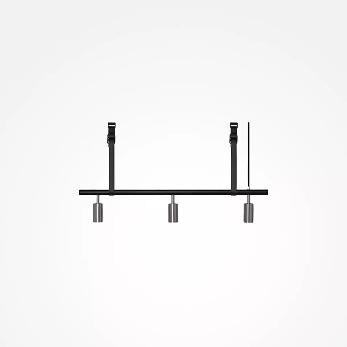 Long John Taklampe 3 Sort/Stål