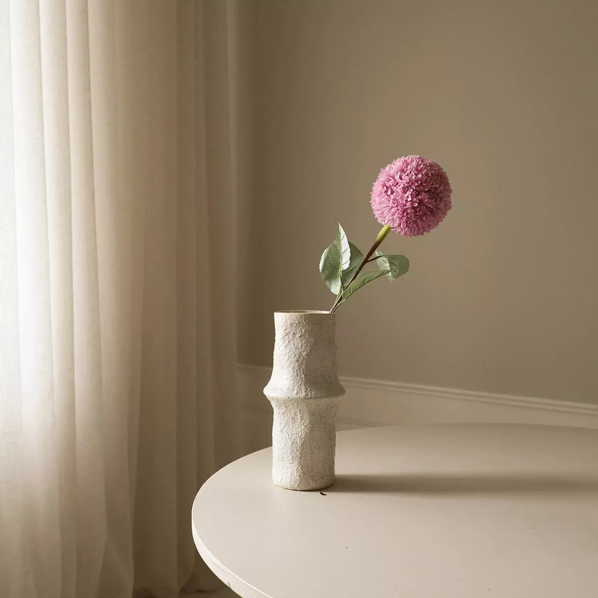 Kunstig Blomst Allium Azureum Bulb Pink