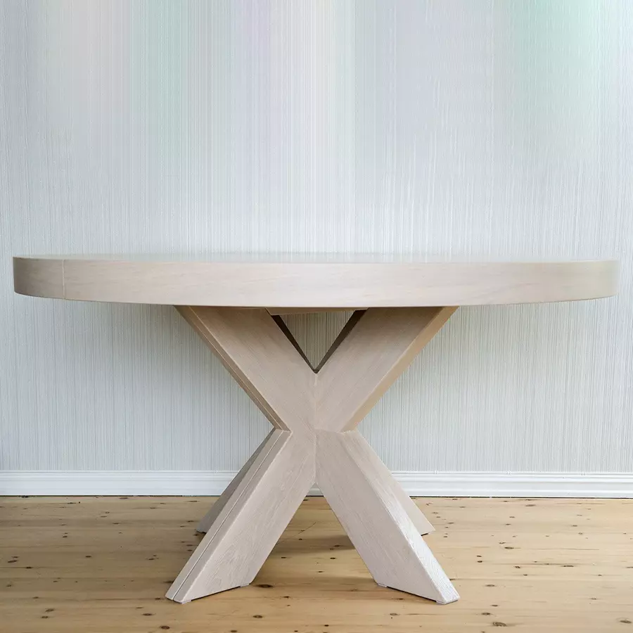 Spisebord Cross Ø200cm Eik