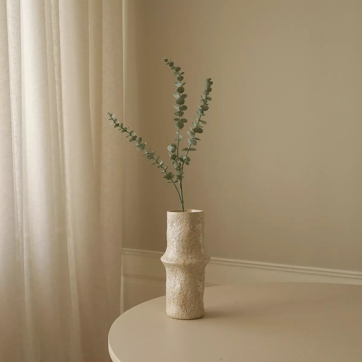 Kunstig Blomst Eucalyptus Leaves Green