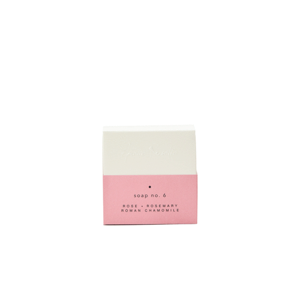 Soap no. 6, Rose, Rosemary & Roman Chamomile
