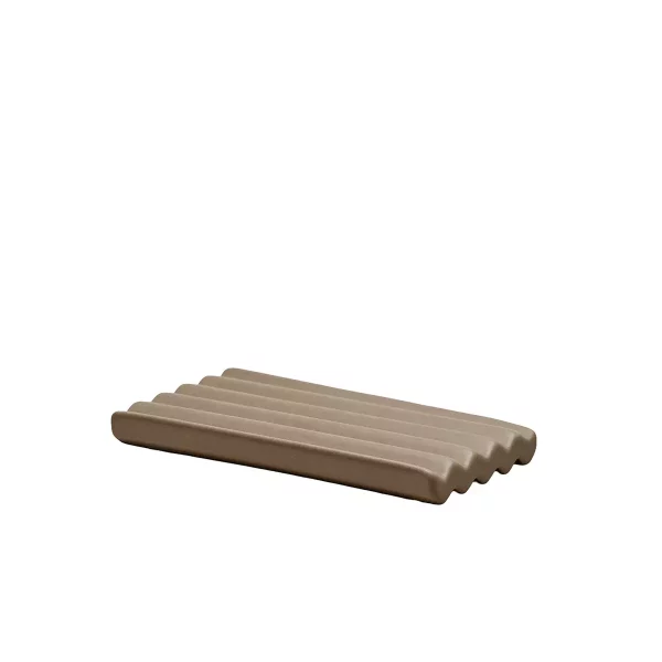 Keramisk Såpekopp Large, Taupe 8x15cm