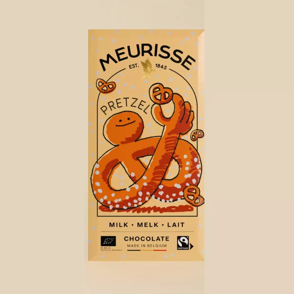 Milk chocolate with Pretzels
