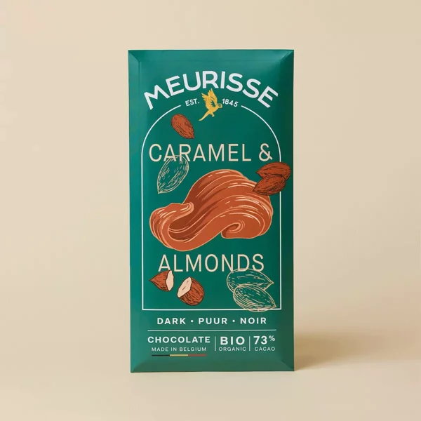 Dark chocolate with Caramelised Almonds