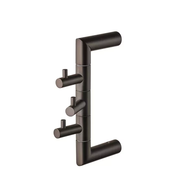 Håndklekrok trippel svingbar TA253 Bronse