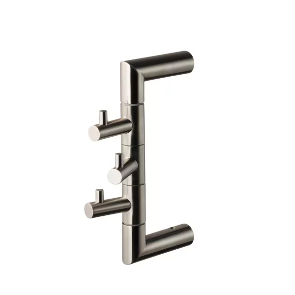 Håndklekrok trippel svingbar TA253 Brushed Nickel