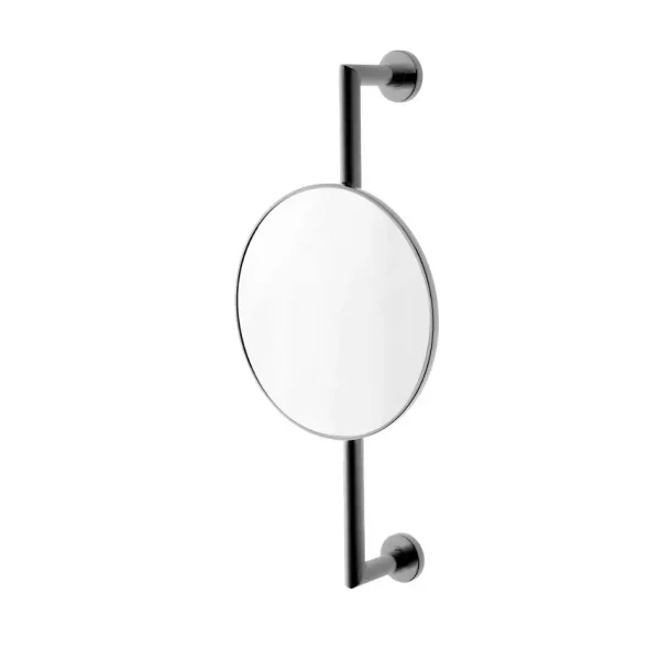 Sminkespeil m/justerbar høyde TA816 Brushed Black Chrome
