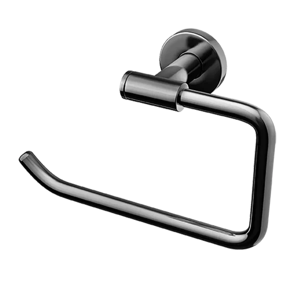 Toalettpapirholder u/lokk TA235 Black Chrome