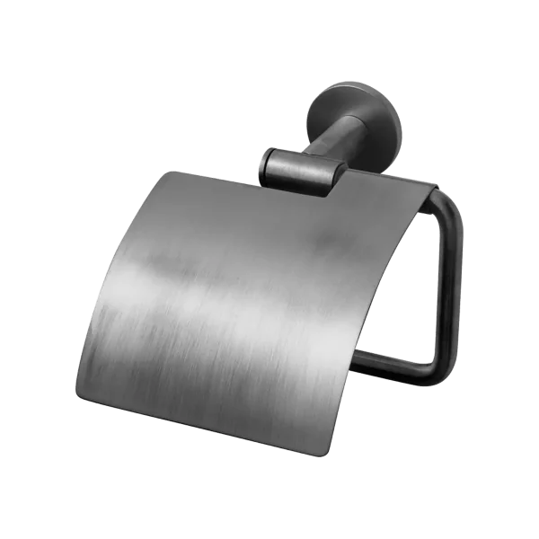 Toalettpapirholder TA236 Brushed Black Chrome