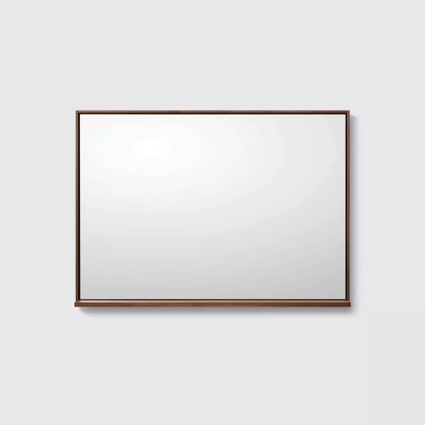 M7/120 Speil 120x85 m/Treramme & Hylle